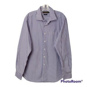 Allen Edmonds Shirt Men's Dress/Casual Button Down Long Sleeve Sz L Career